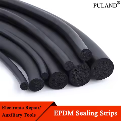 1~5m EPDM Sealling Strip O Type 2/3/4/5/6/7/8/9/10/12/14/16/18/20mm Sound Proofing Dustproof Round R