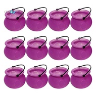 For Halloween Pot Candy Candle Holder 12pcs Mini  Cauldron with Handle for Halloween Mini Witch Caul