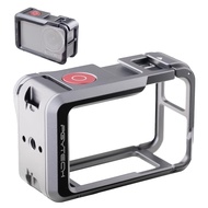 PGYTECH for DJI Action 5/4/3 cage metal protection frame sports camera accessories dandelion microph