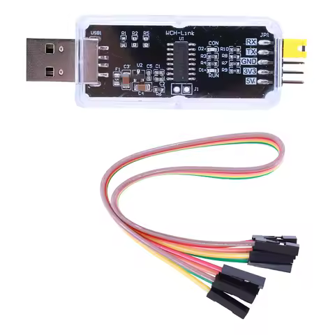 WCH Link Download Debugger CMSIS-DAP Download Type-C/USB Debug SWDTTL ARM 5V/3.3V