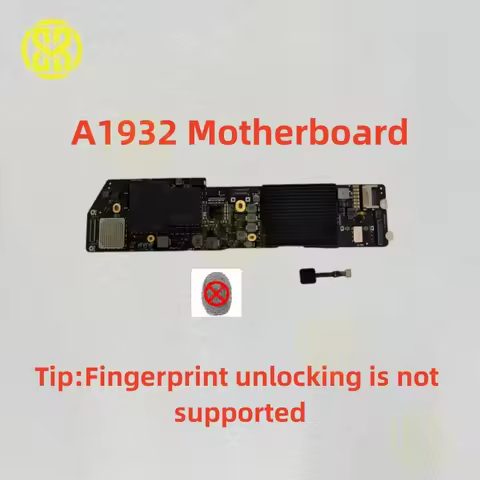 For MacBook Air Retina 13" A1932 Motherboard No fingerprint recognition Logic Board Original 128GB 2