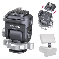 FALCAM F22 1/4" Quick Release Ballhead Monitor Mount Tripod Mount, Tilt 180° Swivel 360° Adjustable