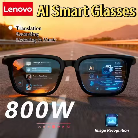 Lenovo 8K G300 AI Smart Photochromic Glasses Multifunction Camera Bluetooth Call Voice Assistant Mus