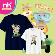 Kaos Animal Safari (Custom Warna Kaos) Bayi, Anak, Remaja &amp; Dewasa