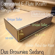 Box Box Hampers Box 22x10x5 EFLUTE PLAIN Box Box Brownies Box 22x10 x 5 Corrugated Brown Box/ EFlute
