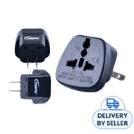 PowerPac 2pcs Multi Travel Adapter (PT06BK)