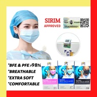 (SIRIM Certified) 50PCS KBM 3 PLY Blue Face Mask Sirim Approved Mask