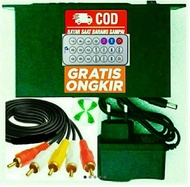 Paket lengkap Kit Modul MP3 USB Bluetooth Mini Player Box + Adaptor 12V +RCA +Antena tanpa Power Amp