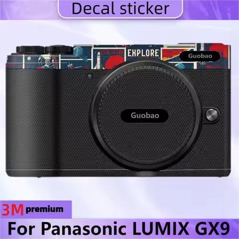 For Panasonic LUMIX GX9 Camera Sticker Protective Skin Decal Vinyl Wrap Film Anti-Scratch Protector 