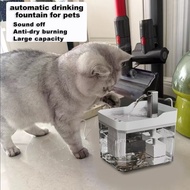 Pet water Fountain Automatic Dog Water Cat Dispenser Fountain Pet Water Loop Mute Pump Dog Water Bow