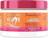 L’Oréal Paris Elvive Dream Lengths Savior Fiber Hair Mask with Collagen Peptides Concentrate to Revi