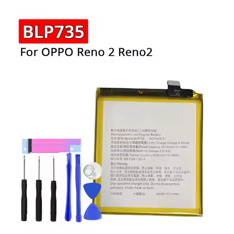 For OPPO Reno 2 Reno2 BLP735 4000mAh Replacement Phone Battery