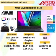 LAPTOP ASUS VIVOBOOK PRO K3400 OLED INTEL CORE I5 GEN 11300 RAM 8GB 25