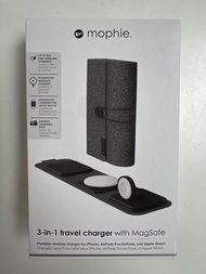 順豐包郵 Mophie 3-in-1 travel charger with MagSafe 三合一旅行無線充電器 mo 快速 type c iphone 旅行充電器