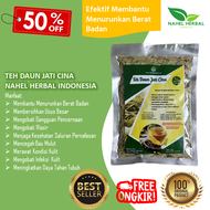 Obat Peluntur Lemak Herbal Super Ampuh BPOM Tanpa Olahraga Teh Pelangsing Nahel Daun Jati Cina 40g H