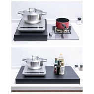 Stove Cover RackStainless Steel Kitchen Rack Gas Stove Cover Cover Induction Cooker Bracket Gas Stove Baffle Holder Base