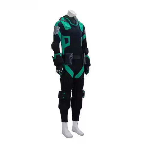 My Academia World Heroes Mission Boku No Hero Akademia Izuku Midoriya Deku Cosplay Costume Black Bat