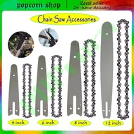 【24H Shipping】4"/6"/8"/12" Chain Only For Mini Cordless Chainsaw Replacement Part Electric Chain Saw Easy Installation Accessories