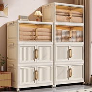 X-Mart L50-80CM 5 Layers Foldable Storage Cabinet Multipurpose Double Storage Cabinet Foldable Stack