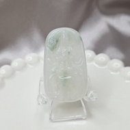 冰潤飄 花普賢菩薩吊墜 生肖龍蛇守護神 | 天然緬甸玉A貨翡翠
