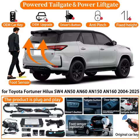 Car Smart Powered Tailgate system for Toyota Fortuner Hilux SW4 AN50 AN60 AN150 AN160 2004-2025 Auto