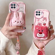 Casing oppo a93 Cute Plush phone case for oppo a93 case bts