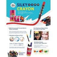 ORIGINAL Joan Miro Babyroo Silky Crayon 6 Colors Face Painting Crayons