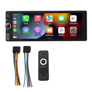 TECHCHIP-1 Din 6.86inch HD Car Radio Multimedia Carplay Touch Screen Mirror Link Stereo Bluetooth US