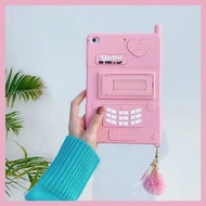 Pink cute Barbie love phone Ipad Pro Case Silicon Gel Case Ipad Mini5 IPad10.2 Shell 2022Ipad10th Cover Mini4/5 Case Ipad Air2 Soft Case