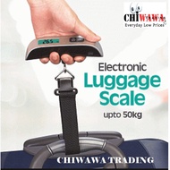 PENIMBANG BERAT BARANG DIGITAL 50kg/10g Electronic Digital Pocket Luggage Weight Scale Thermometer L
