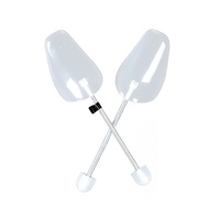 Unisex Adjustable Transparent Plastic Spring Shoe Support Toe Anti-Wrinkle Shaping Anti-Deformation 