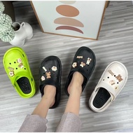 Cartoon Women Selipar Perempuan Sandals Summer 3 CM Heels Selipar Wanita