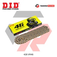 DID 428 VR46 (X-Ring) Drive Chain - Silver Gold