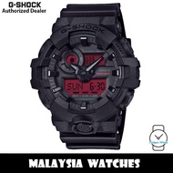 (OFFICIAL WARRANTY) Casio G Shock GA-700BBR-1A Analog- Digital  Resin Case & Strap Watch GA700BBR-1A