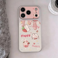 Rabbit dough cake for iPhone 17pro case iPhone 14/11/12pro fake shell feeling
