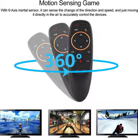 2.4GHz Wireless Smart Remote Control G10 Pro G10S Air Mouse Voice Control with Gyro Sensing Game for