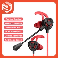 G-Series Gaming Headphone Wired Earbud Stereo Bass In-Ear 3.5mm Wired Earphone for PUBG FORTNITE PC Computer Xbox Andoird iPhone