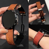18/20/22mm Leather Silicone Band For Samsung Galaxy watch 7 6 5 4 44mm 40mm Huawei Watch GT 5 4 3 2 