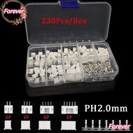 FOREVER 2.0mm Pitch Terminal Kit / Housing / Pin, PH2.0 2p 3p 4p 5 pin 2.0mm Header JST Connector, T