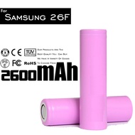Genuine Samsung 2600mAh 3.7V 18650 Rechargeable Lithium Battery - Pink