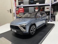 1: 18 AR Like Real Original Factory Weilai Car ES8 SUV Pure Electric Car Model Blue