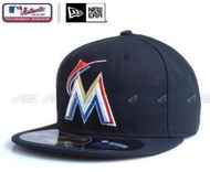 MLB~New Era創信代理~邁阿密馬林魚5231301-006~59FIFTY~球員版棒球帽(全封式)