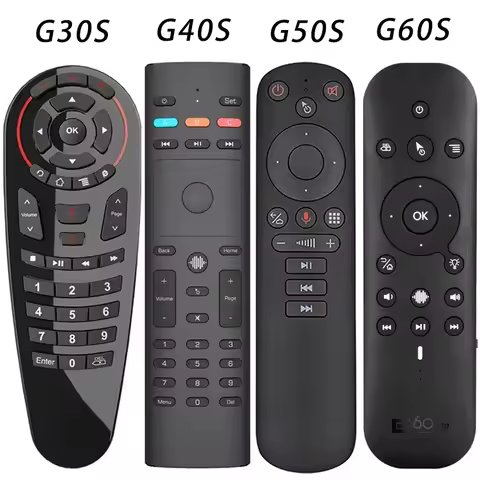 Backlit 2.4G Wireless Air Mouse for X96 H96 , MAXG30S/G40S/G50S/G60S Voice Remote Gyro G20S PRO BT/G
