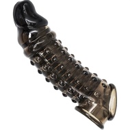 Realistic Penis Extension Cock Sleeve Reusable Silicone Penis Enlarger Delay For Men