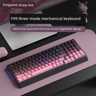 wireless keyboard keyboard wireless mechanical keyboard Sharp Ant F99Pro Mechanical Keyboard Wireles