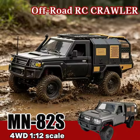 New MN82S MN82T RC Crawler 1/12 Full Scale Pickup Short Truck 4WD Remote Control Climbing Off-road C