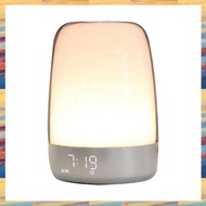 (GRSU) Sunrise Wake Up Alarm Clock Night Light Alarm & Snooze 5 Color Night Light Auto Color Change