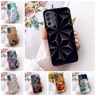 For Motorola Moto G62 5G Case Aesthetic Cute Cartoon Fashion Butterfly Funny Painted Back Cover For 