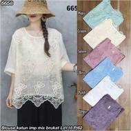 KATUN 6658 butterfly cotton blouse imp jmb