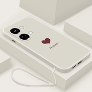 เคสหัวใจแห่งความรักที่น่ารัก OnePlus Nord 3 5G Nord3 CE 3 Lite 5G สุดหรูเคสนิ่ม TPU ซิลิคอนเหลวผิวด้าน